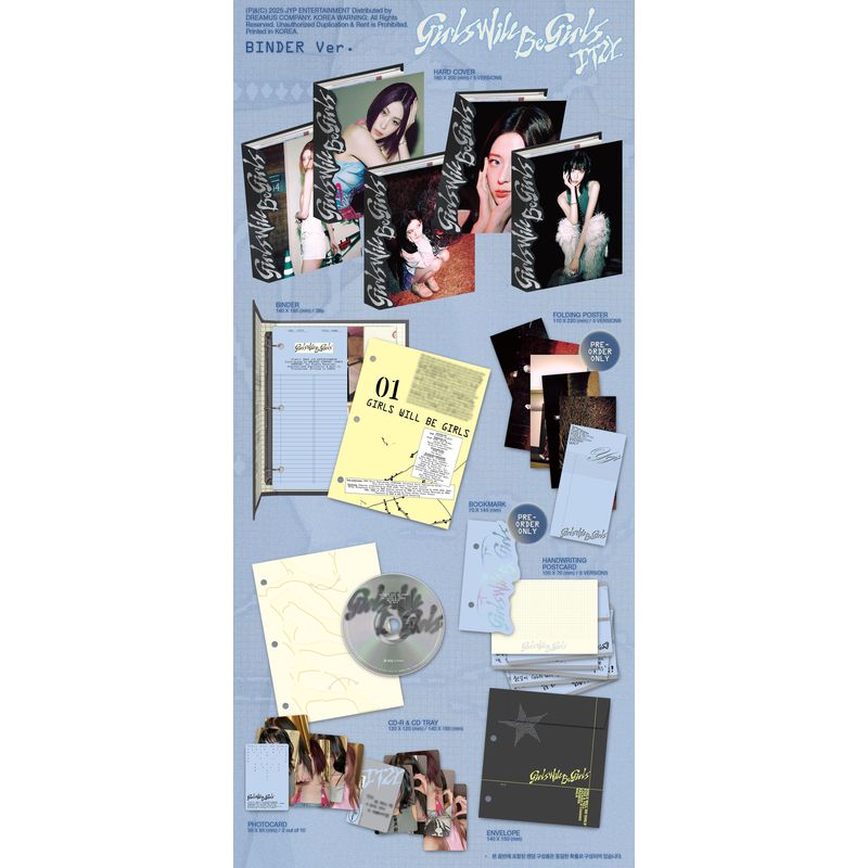 『Girls Will Be Girls』（輸入盤） Binder Ver. （5種セット）